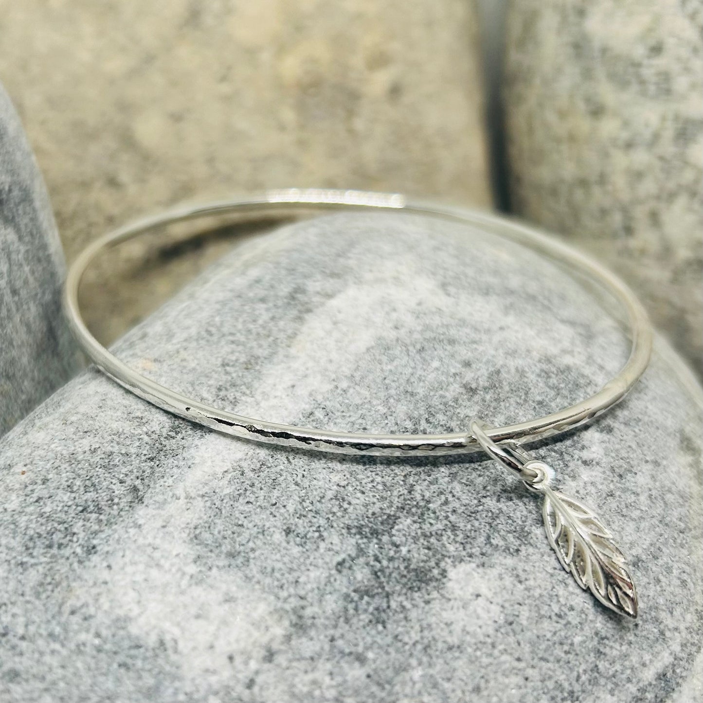 LEAF CHARM BANGLE