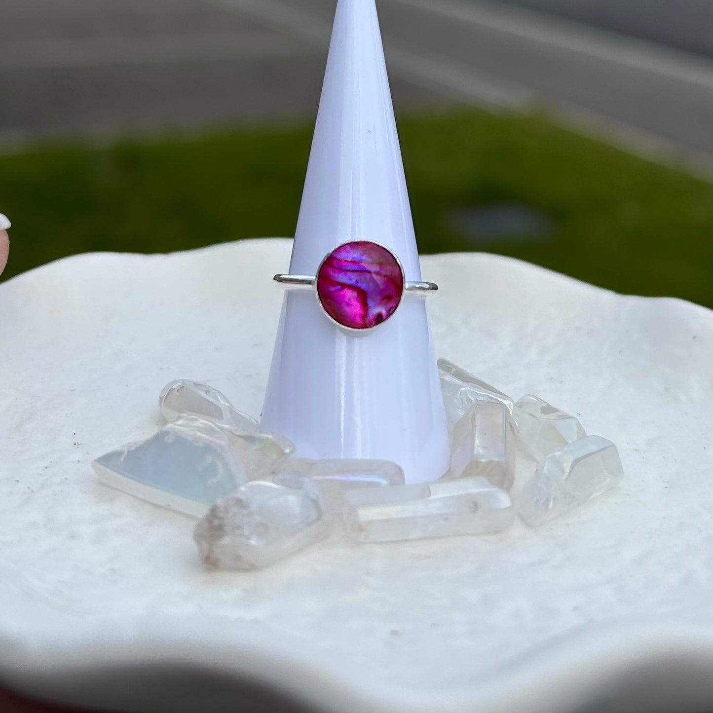 SUMMERS NIGHT SKY STERLING SILVER RING