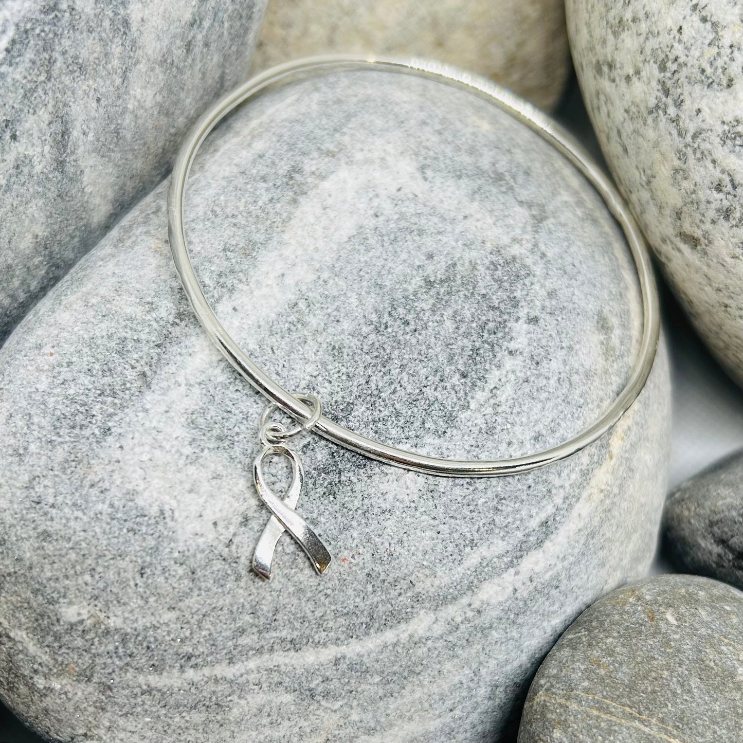 AWARENESS RIBBON BANGLE