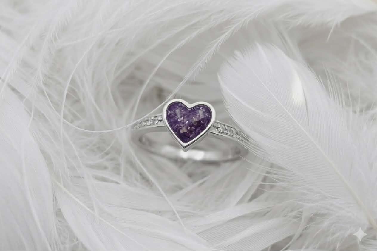 MEMORIAL HEART RING