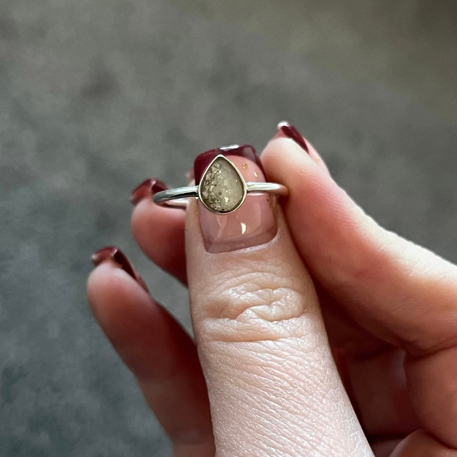 MEMORIAL RING STERLING SILVER AURORA