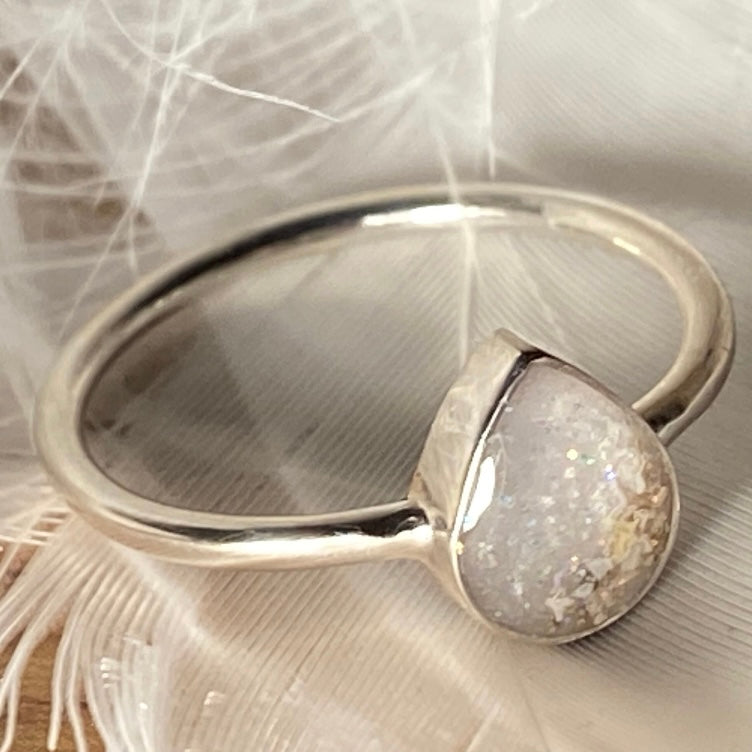 MEMORIAL RING STERLING SILVER AURORA