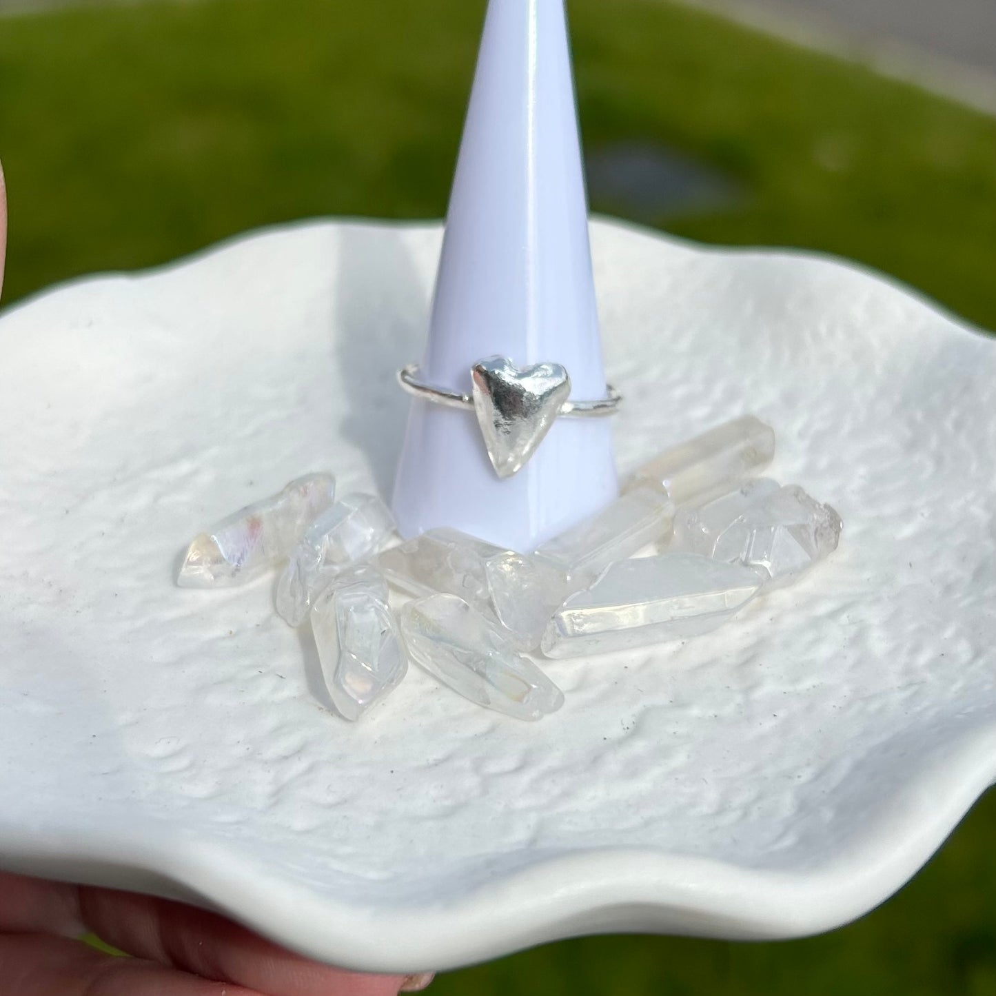 SIGNATURE CHUNKY HEART RING