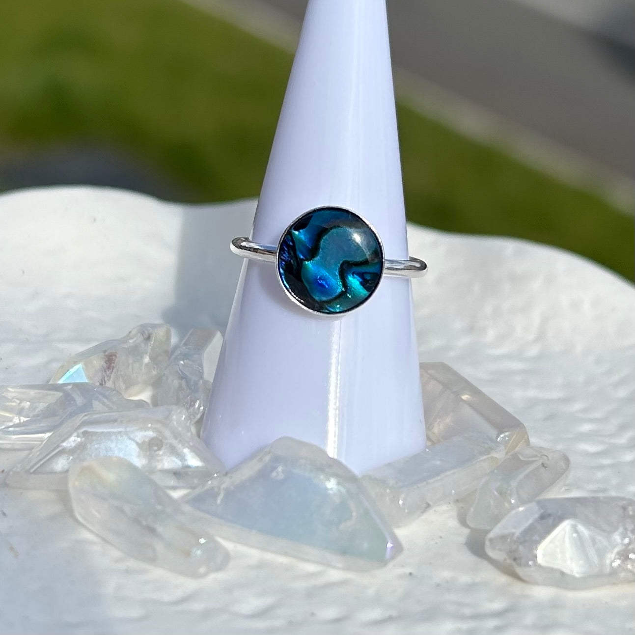 THE OCEAN STERLING SILVER RING