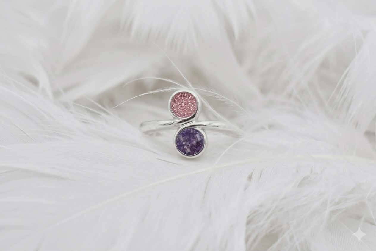 MEMORIAL DOUBLE CIRCLE RING